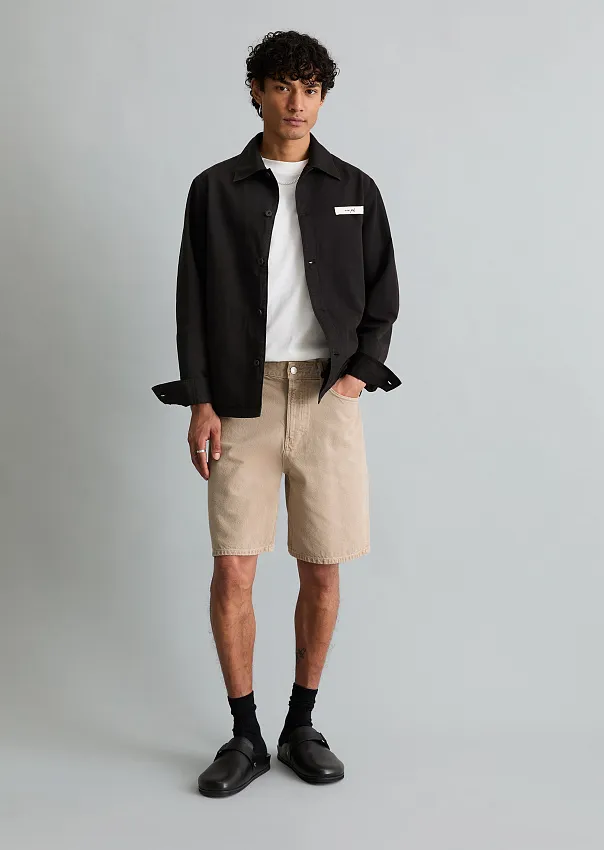 Рубашка верхняя из органического хлопка и льна