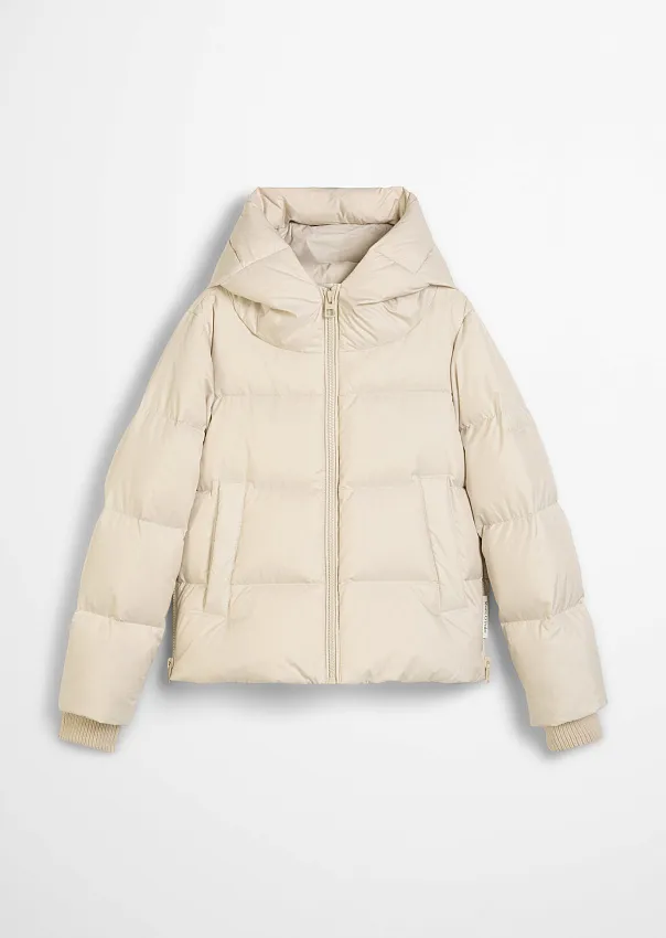 Пуховик с фиксированным капюшоном Marc o'Polo - фото 6