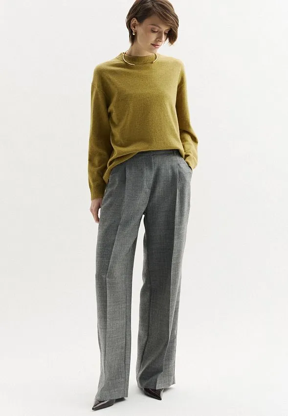 Брюки широкие из шерсти Marc o'Polo - фото 1