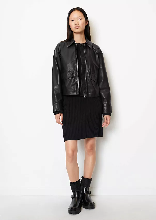 Куртка из кожи наппа Marc o'Polo - фото 3