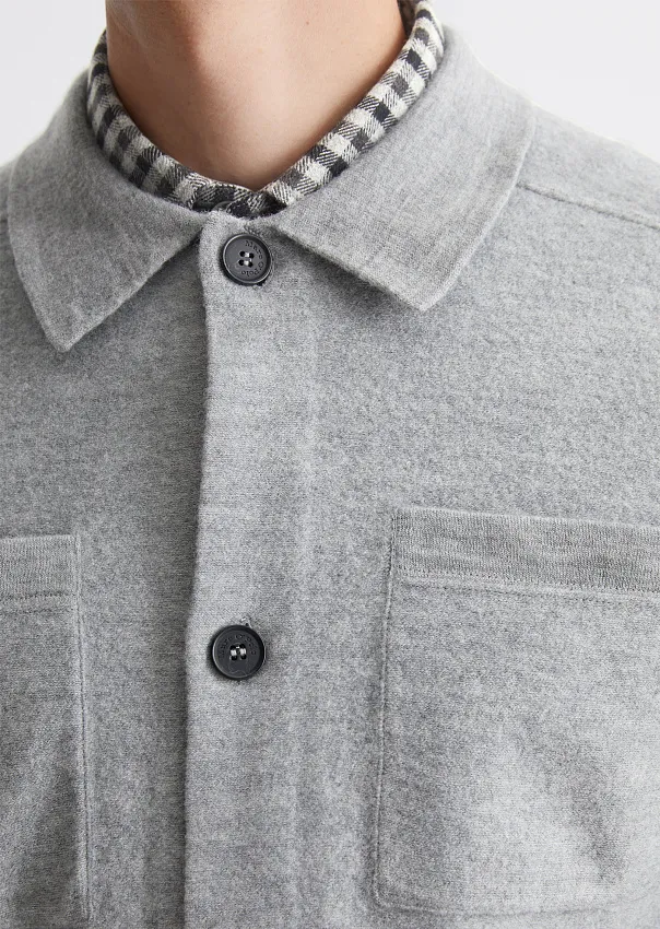 Верхняя рубашка из смесовой шерсти