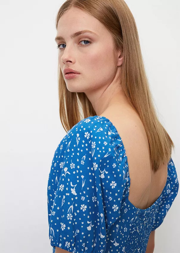 Летнее платье из струящейся креповой вискозы Marc o'Polo - фото 4