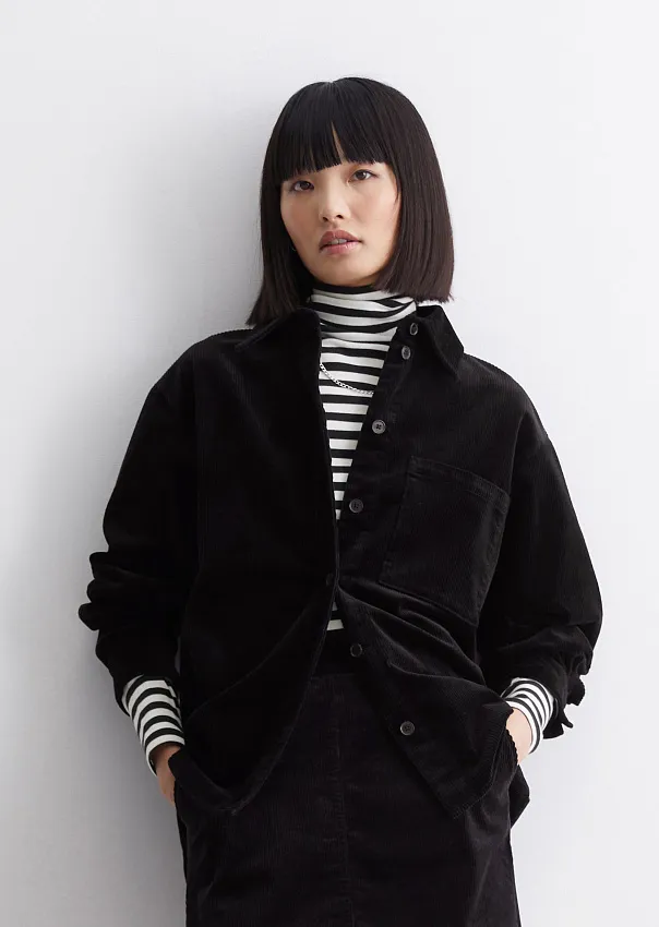 Вельветовая рубашка из смесового хлопка Marc o'Polo - фото 3