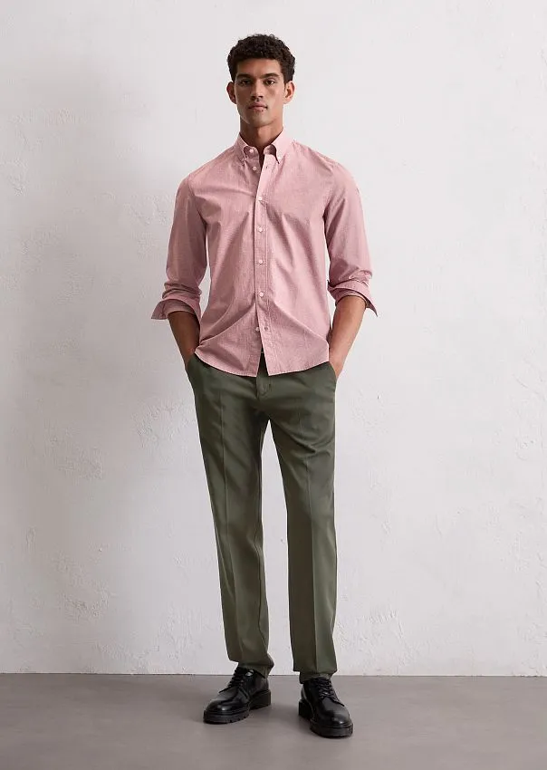 Рубашка в клетку из органического хлопка Marc o'Polo - фото 3