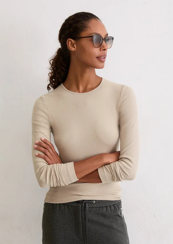 Лонгслив из смесового модала TENCEL™ Marc o'Polo - фото 1