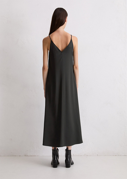 Платье атласное