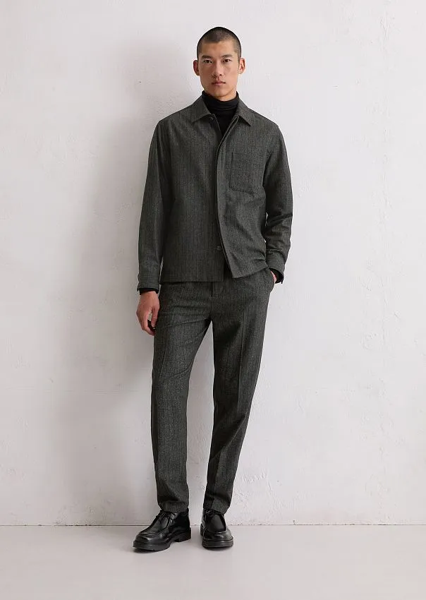 Рубашка из смесовой шерсти Marc o'Polo - фото 3