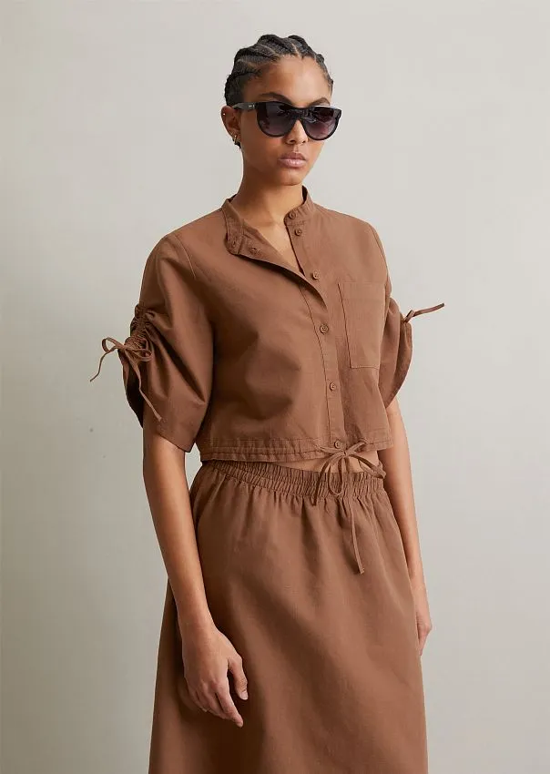 Рубашка изо льна и органического хлопка Marc o'Polo - фото 1