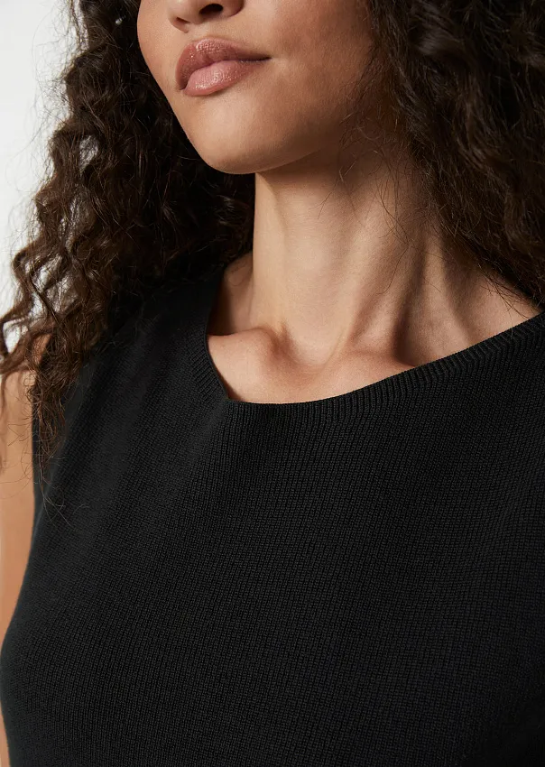 Трикотажное платье из смесового хлопка