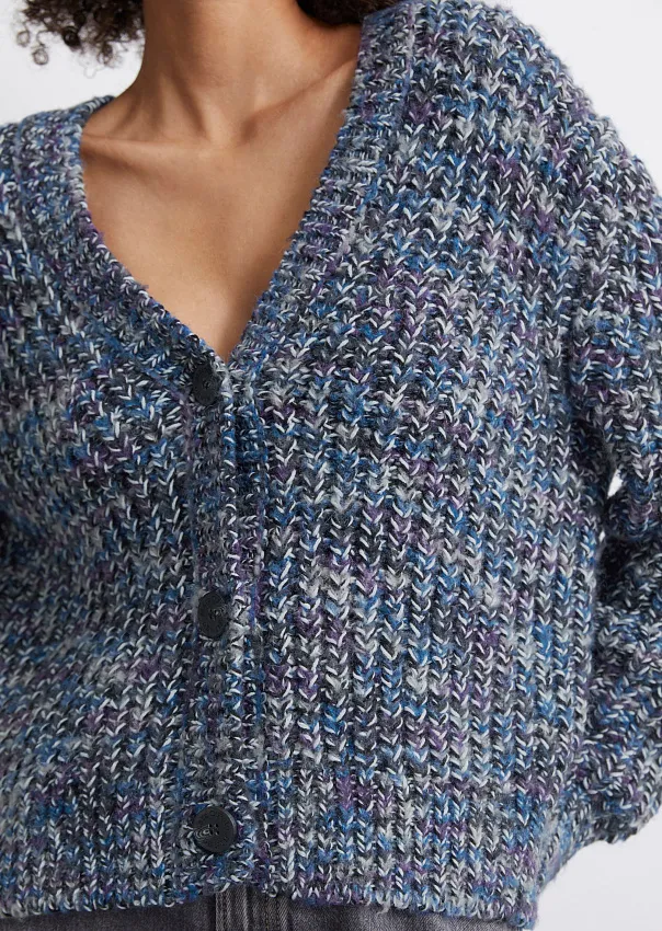 Кардиган из смесового хлопка