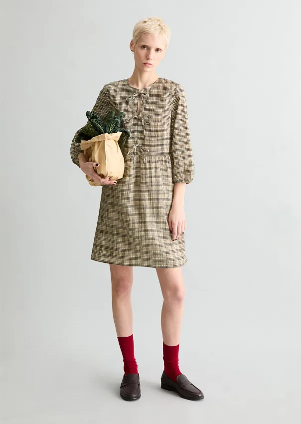 Платье из смесового хлопка