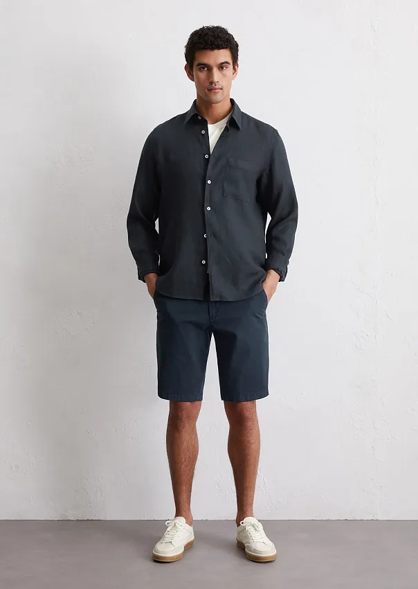 Рубашка из чистого льна Marc o'Polo - фото 3