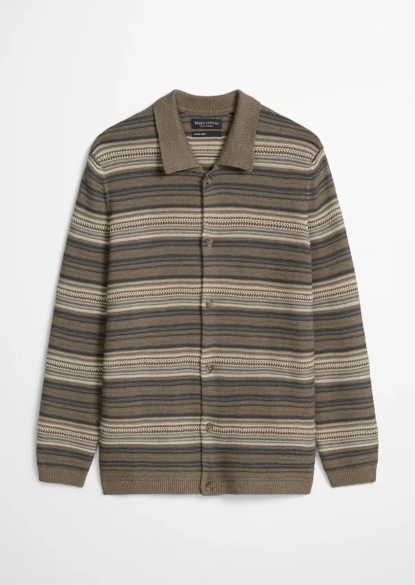 Кардиган из органического хлопка и льна