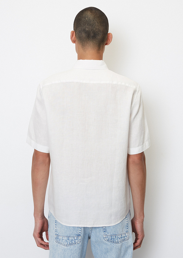 Льняная рубашка с короткими рукавами Marc o'Polo - фото 2