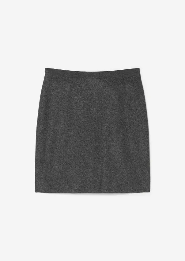 Мини-юбка из смесовой шерсти