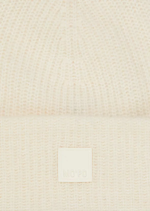 Шапка бини из пушистой смесовой шерсти Marc o'Polo - фото 2