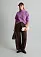 Брюки широкие из смесовой вискозы