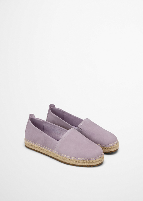 Эспадрильи из натуральной замши