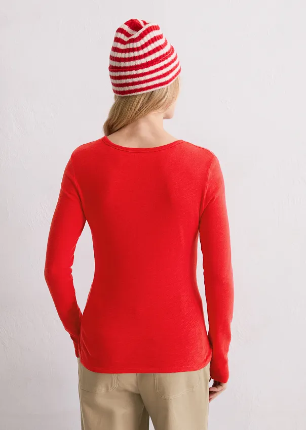 Лонгслив из органического хлопка