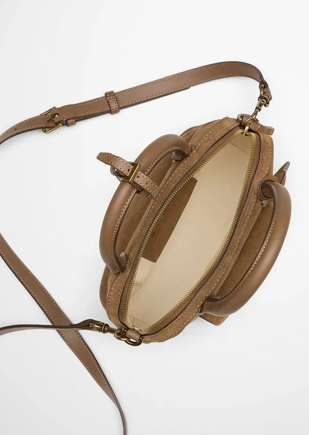 Сумка кросс-боди из натуральной замши Marc o'Polo - фото 6