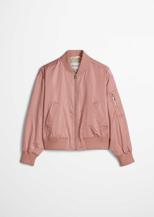 Бомбер из переработанного полиэстера