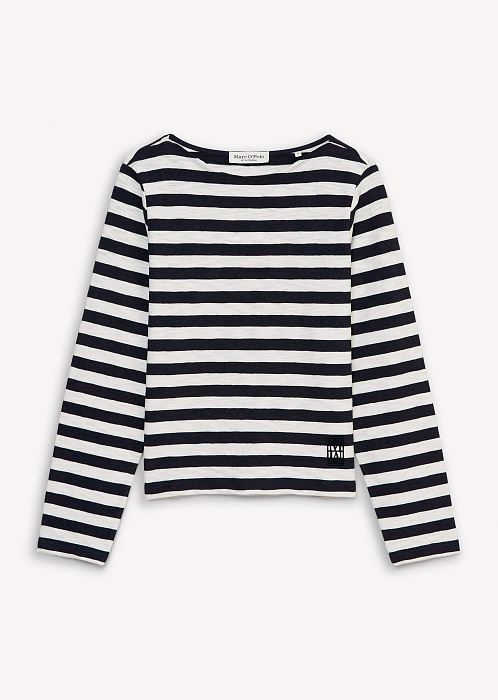 Темно-синий в полоску