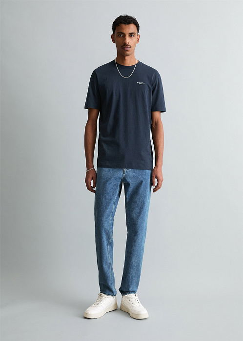 Джинсы зауженные из смесового хлопка