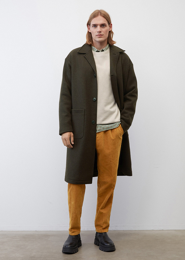 Объёмное пальто из шерсти new wool Marc o'Polo - фото 1