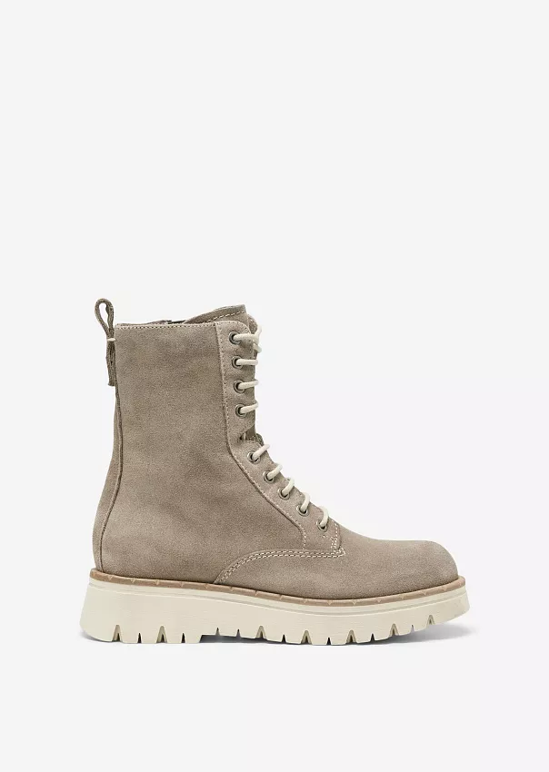 Высокие ботинки на шнуровке и молнии Marc o'Polo - фото 1