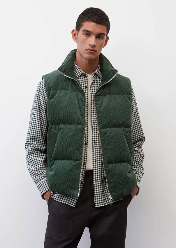 Вельветовый жилет с пуховым утеплителем Marc o'Polo - фото 1