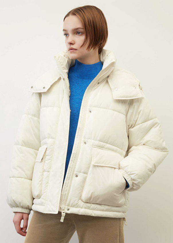 Стёганая куртка с утеплителем Unifi REPREVE® и со съёмным капюшоном Marc o'Polo - фото 1